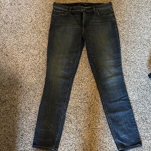 Express Dark Wash Skinny Jeans